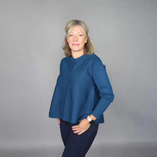 Compania Teal Swing Cardigan