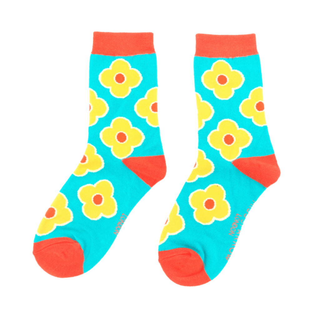 Miss Sparrow Turquoise Socks | dream on | Personal attention for you