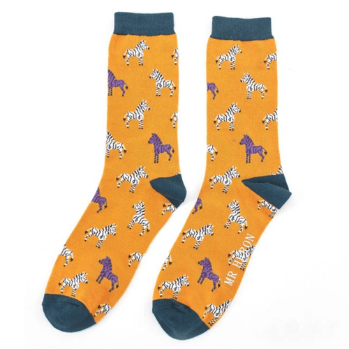 Mens Zebra Socks dream on Personal attention for you